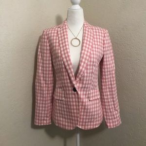 J.Crew gingham blazer